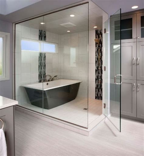 enclosed tub and shower combo